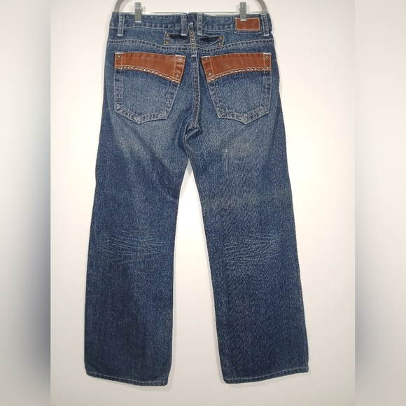 VINTAGE ROBIN'S JEANS LEATHER RIVETS. - Picture 3 of 7